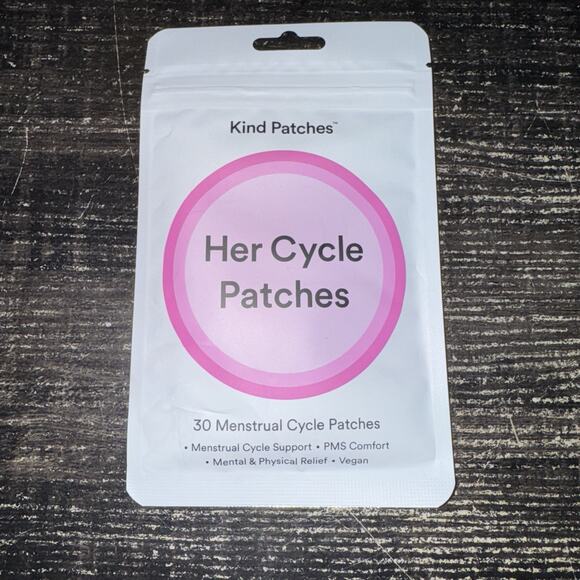 1 Pack Of 30 Kind Patches Her Cycle Menstrual Cycle Relief PMS Comfort Vegan - Picture 1 of 2